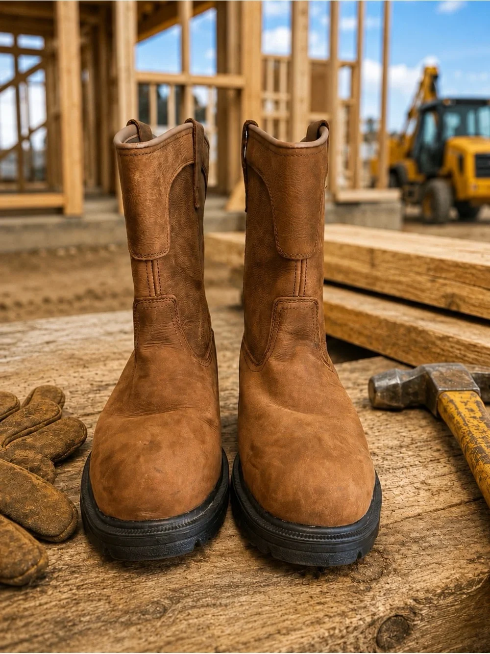 Herman Survivors Waterproof Wellington Work Boots